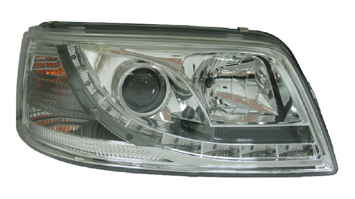 Set+de+phares+look-diurnes+sur+mesure+pour+Volkswagen+T5+2003-2010+-+Chrom%C3%A9